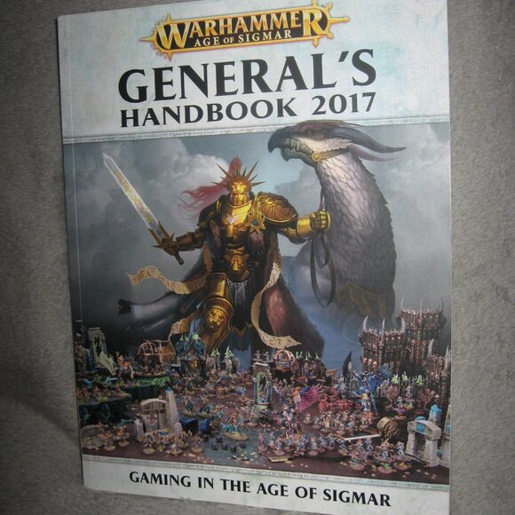 Warhammer Softcover Book 40,000 40K Age of Sigmar General's Handbook 2017 2409A6 - Picture 1 of 10